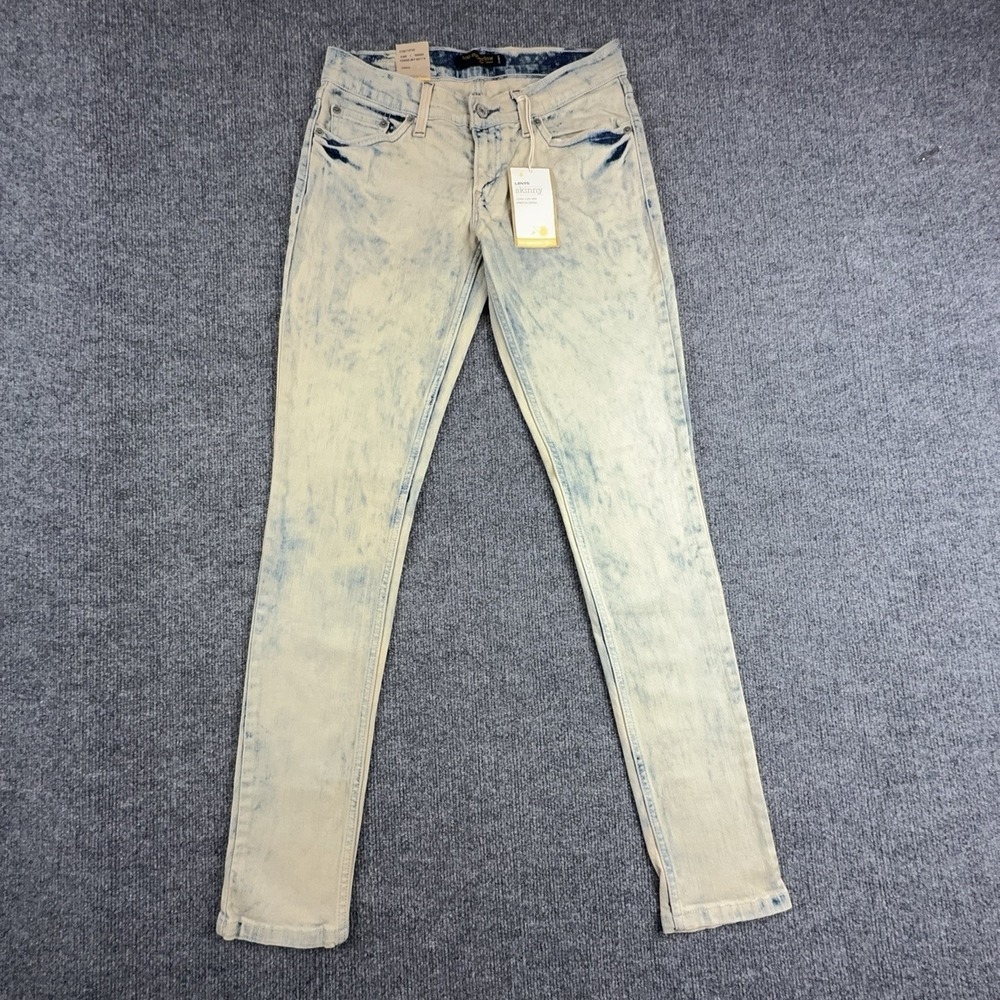 Y2K Levi's 524 Superlow Skinny Jeans Juniors 5 Acid Wash Ultra Low Stretch